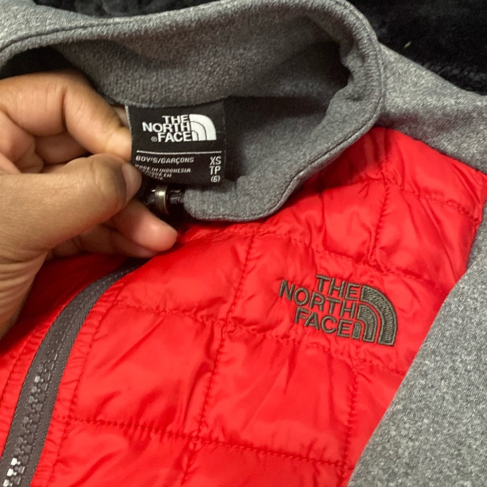 Red The north face jacket